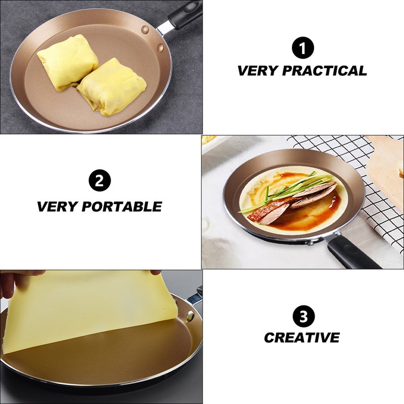 🍳 مقلاة بيض غير ملتصقة متينة للاستخدام على المواقد الكهربائية والغازية بقاع مسطحة لتوزيع الحرارة بالتساوي - Image 5