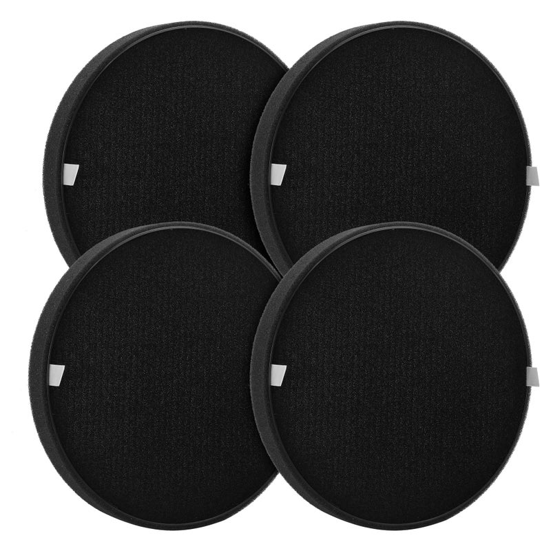 فلتر بديل هيبا حقيقي من بريبيتر 4 عبوات متوافق مع جهاز تنقية الهواء بيور إنريتشمنت بيور زون هالو PEAIRDSK 2 في 1 فلتر هيبا حقيقي