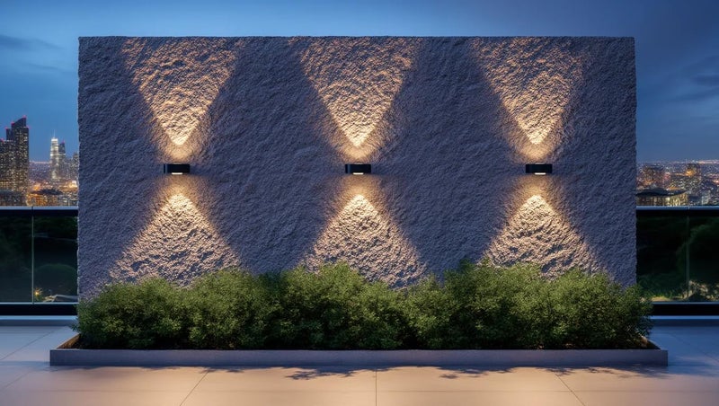 Mufasa 6 Watts Up-Down Light 2 Way Indoor Outdoor Wall Highlighter Perfect for Gate, Entrance, Path Rectangular Shape Waterproof Lamp (8cm) (Warm White, Aluminum) - Image 2