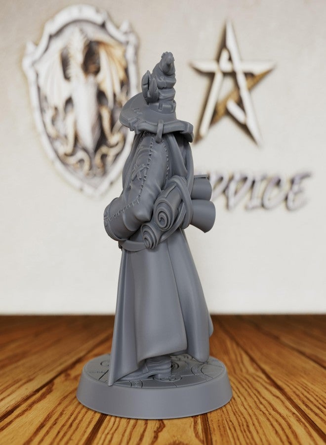 AUSPDICE Unpainted Hero Wizard Miniature- DND Minis Designed for Dungeons and Dragons, Tabletop RPG Fantasy Games, Warhammer TTRPG, Versatile RPG Accessory for Fantasy Gaming Fans-AS619 - Image 5