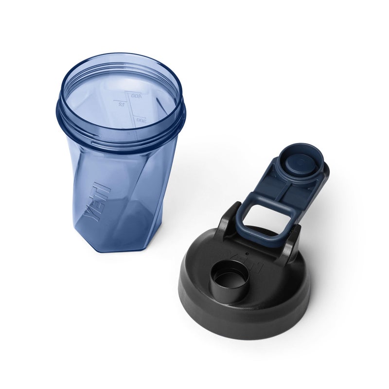 YETI Yonder Helimix Vortex Blender Shaker Bottle Holds up to 20oz | No Blending Ball or Whisk | USA Made | Portable Pre Workout Whey Protein Drink Shaker Cup | Dishwasher Safe, Navy - Image 3