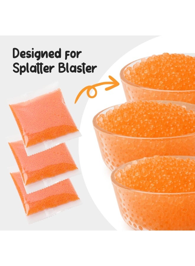 Gel Blaster Refill Ammo - 50,000 Rounds 7-8 mm (5 Packs) - Gel Splatter Bullets for Electric Blaster Gun - Premium & Non-Toxic Ammo Refill for Ages 14 & Up - Image 4