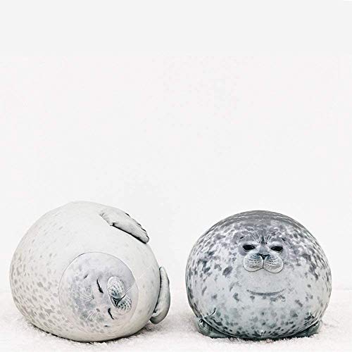MerryXD Chubby Blob Seal Pillow,Stuffed Cotton Plush Animal Toy Cute Ocean Medium(17.6 in) - Image 2