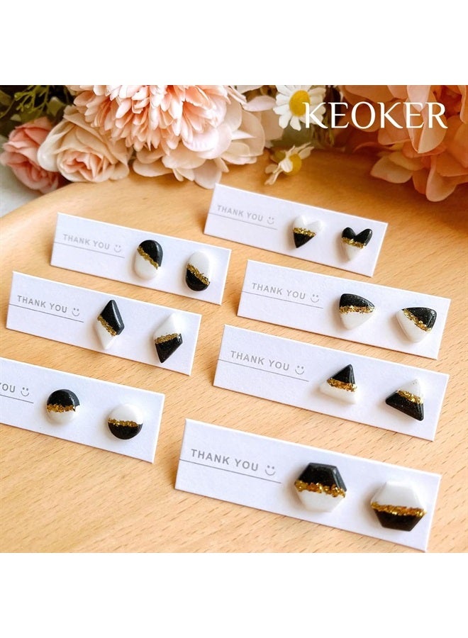 Keoker Polymer Clay Cutters - Geometric Clay Cutters, Polymer Clay Cutters for Earrings Jewelry Making, 10 Shapes Regular Clay Earrings Cutters - Image 5