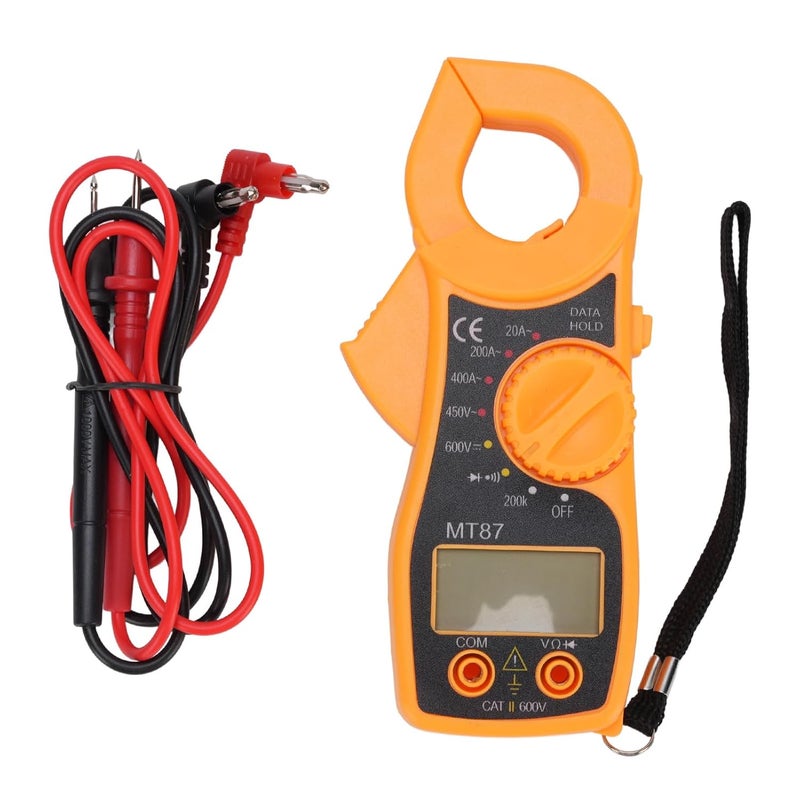 Multifunctional Digital Clamp Multimeter Tester, Voltage Current Impedance Meter with Large LCD Display, Electrical Repair Tool for Home Use, Made of ABS Material - Image 1