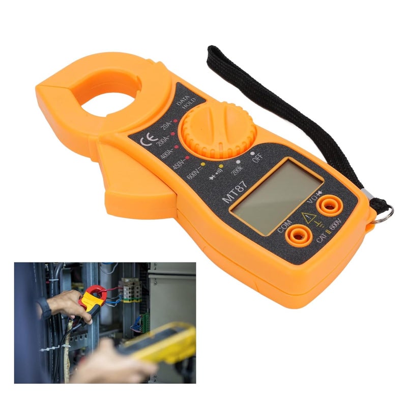 Multifunctional Digital Clamp Multimeter Tester, Voltage Current Impedance Meter with Large LCD Display, Electrical Repair Tool for Home Use, Made of ABS Material - Image 4