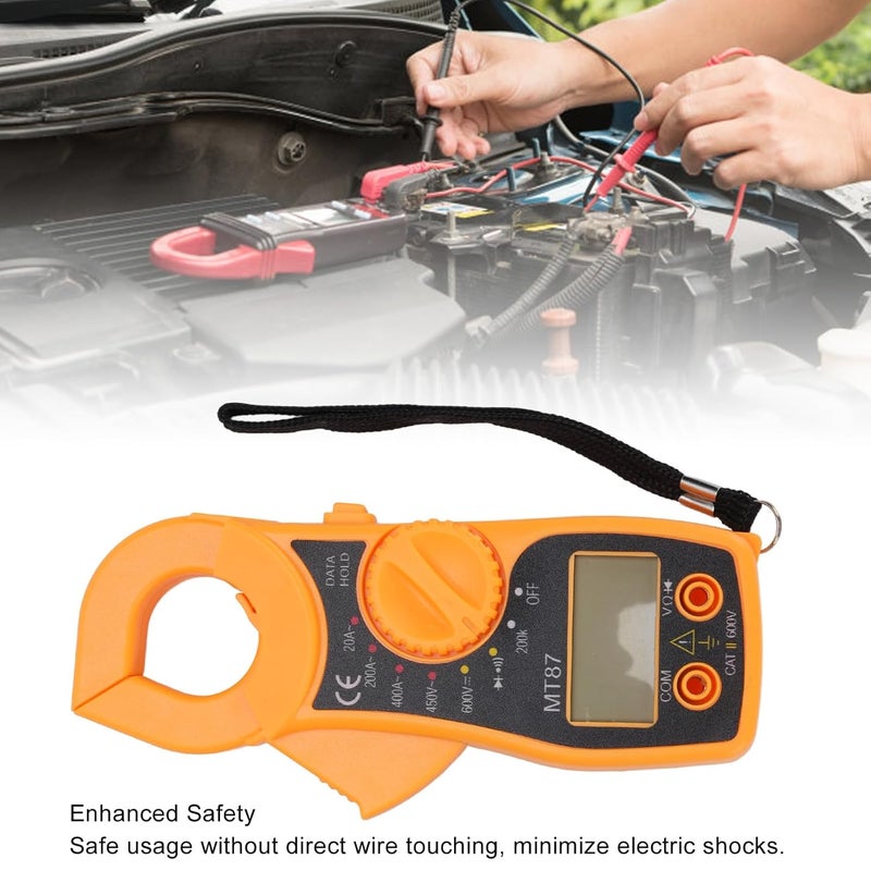 Multifunctional Digital Clamp Multimeter Tester, Voltage Current Impedance Meter with Large LCD Display, Electrical Repair Tool for Home Use, Made of ABS Material - Image 2