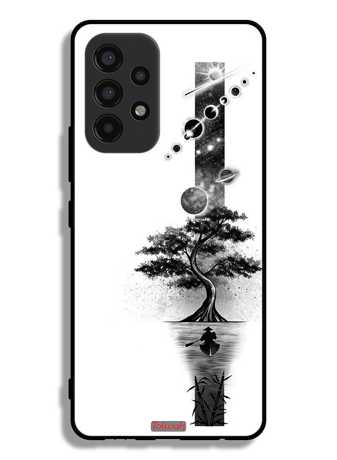 Tolwak غطاء حماية لهاتف Samsung Galaxy A53 5G برسومات الأرض والفضاء - Image 1