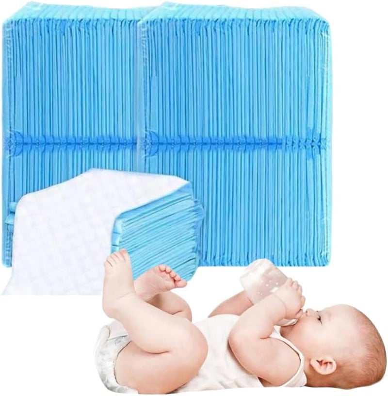 Baby Disposable Changing Pad,Baby Changing Mat for Leak-Proof Underpad Bed Table Protector Mat,Thickened Leak Proof Urine Pad,Highly Absorbent Urine Pad,Suitable for Baby Beds (18 * 24inches 50PCS) - Image 1