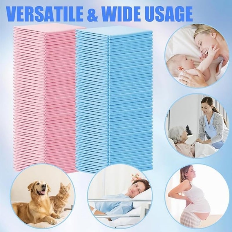Baby Disposable Changing Pad,Baby Changing Mat for Leak-Proof Underpad Bed Table Protector Mat,Thickened Leak Proof Urine Pad,Highly Absorbent Urine Pad,Suitable for Baby Beds (18 * 24inches 50PCS) - Image 5