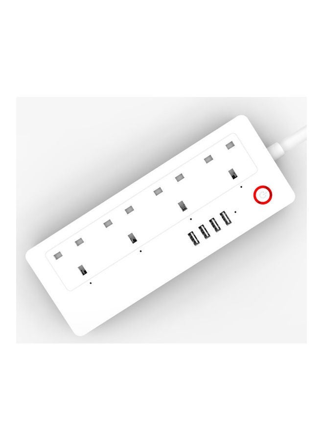 NIBEMINENT Multi-Port Wifi Smart Plug Multi-Outlets White - Image 5