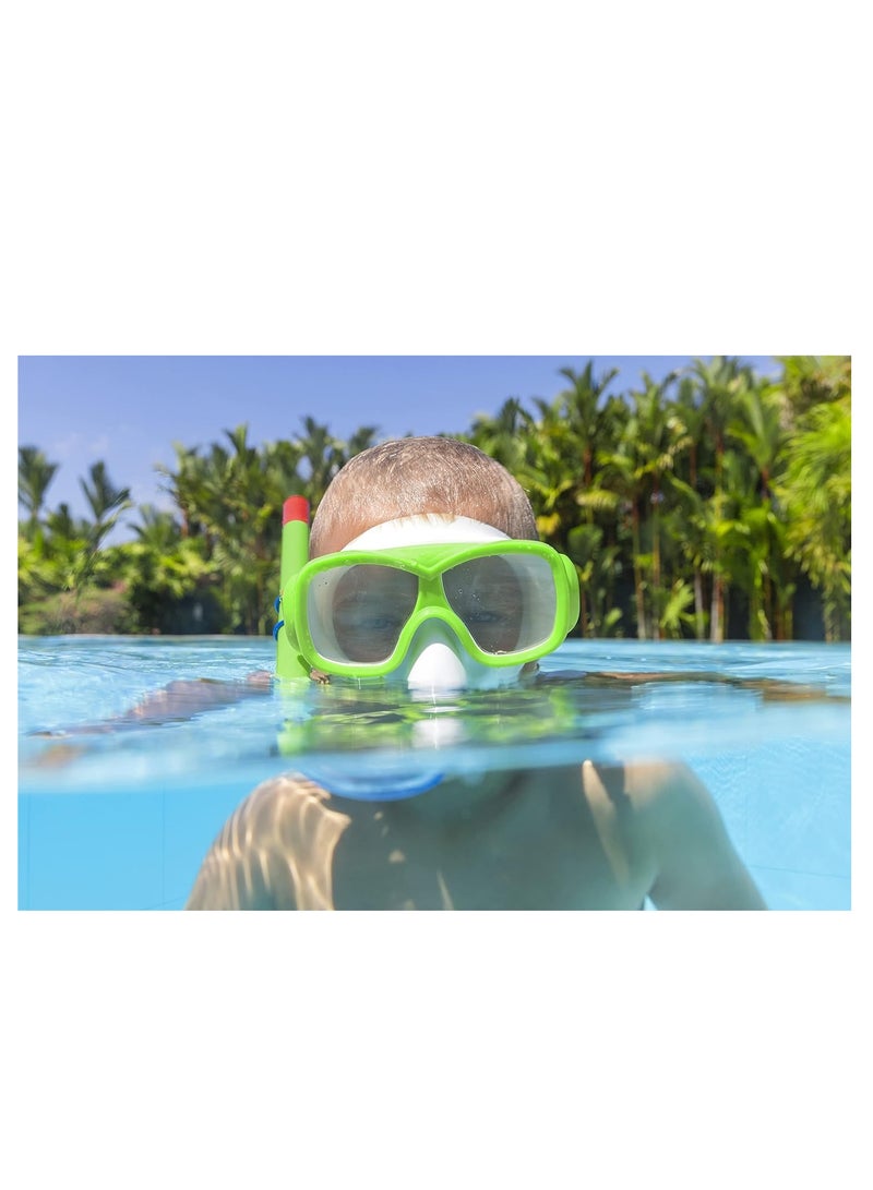 Bestway Bestway kids snorkel mask anti-leak, uv protected, adjustable - +7 Years - No:25019  - Image 3