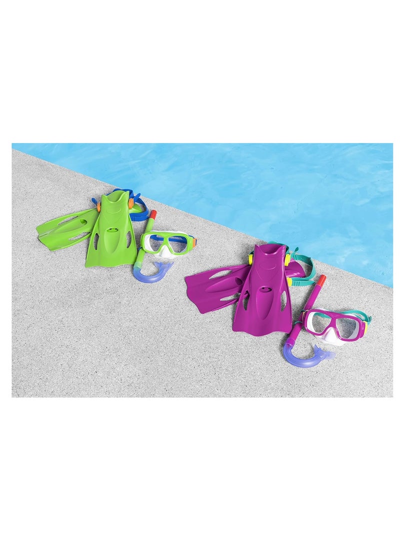 Bestway Bestway kids snorkel mask anti-leak, uv protected, adjustable - +7 Years - No:25019  - Image 4