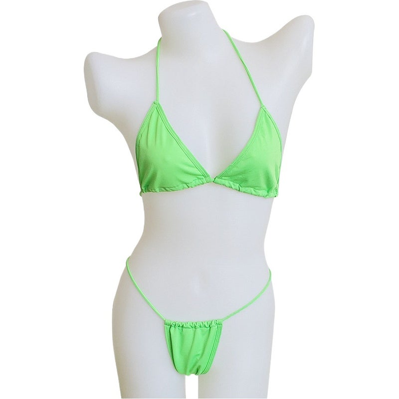 Foreign Trade Bikini New Split Women''s Swimwear Lace-up AliExpress for Good Selling at Low Price - Image 2