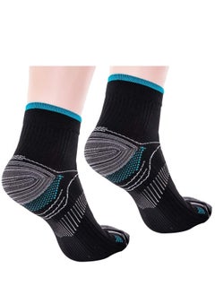 KASTWAVE 3 Pairs Compression Socks for Women and Men Upgraded Sport Plantar Fasciitis Arch Support Low Cut Compression Foot Socks Best for Athletic Sports, Running, Travel  - Image 2