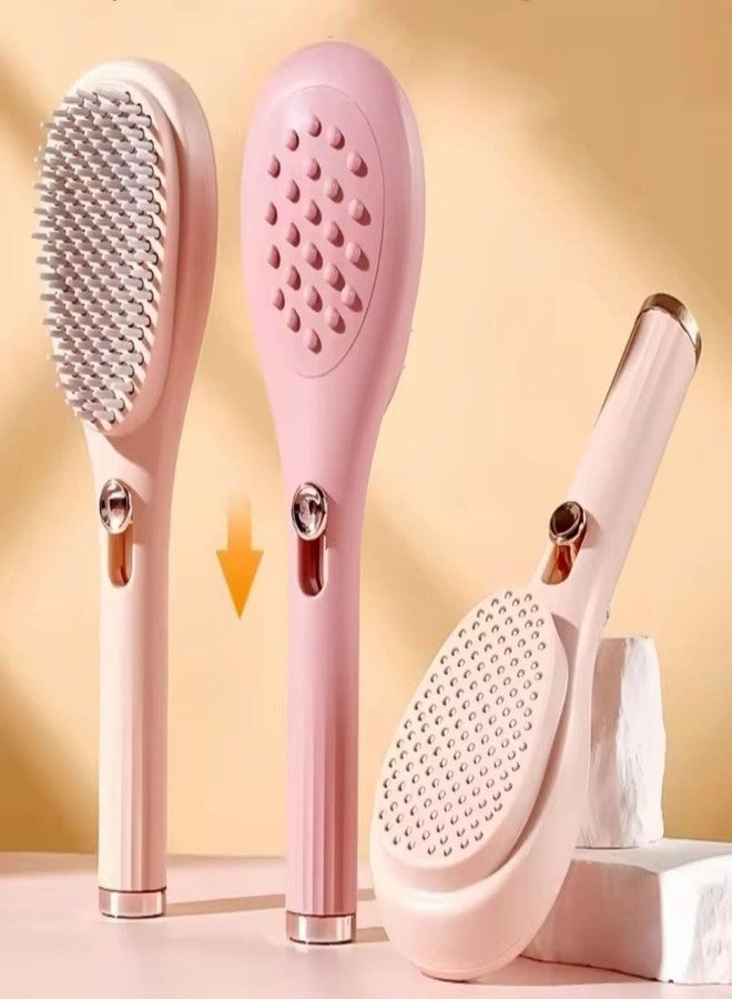 Onward Anti-Static Massage Comb with Retractable Bristles Self-Cleaning Hair Brush - Image 1