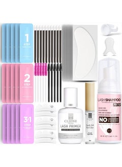 CLIONE PRIME Lash Lift Kit - Eyebrow Lamination kit 15 Applications Eyelash Perm Kit Home & Professional Use Eyelash Lift Kit Lash Perm Kit Made in Korea Eyebrow Lift Kit  - Image 1