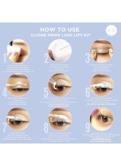 CLIONE PRIME Lash Lift Kit - Eyebrow Lamination kit 15 Applications Eyelash Perm Kit Home & Professional Use Eyelash Lift Kit Lash Perm Kit Made in Korea Eyebrow Lift Kit  - Image 4