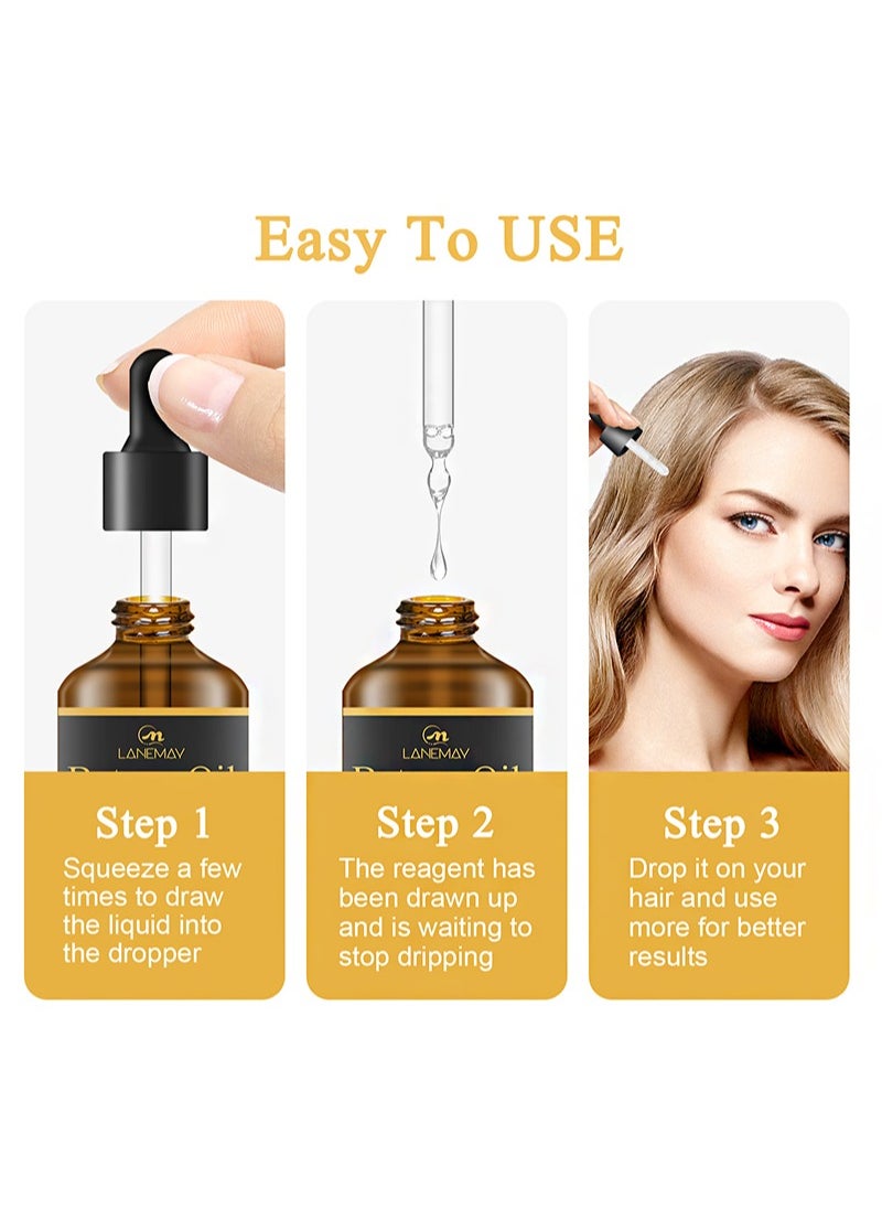 LANEMAY - Batana Oil for Hair Growth，100 Percent Pure Batana Oil Organic，Promotes Hair Wellness for Men& Women Enhances Hair & Skin Radiance Hair Oil（30ml） - Image 1