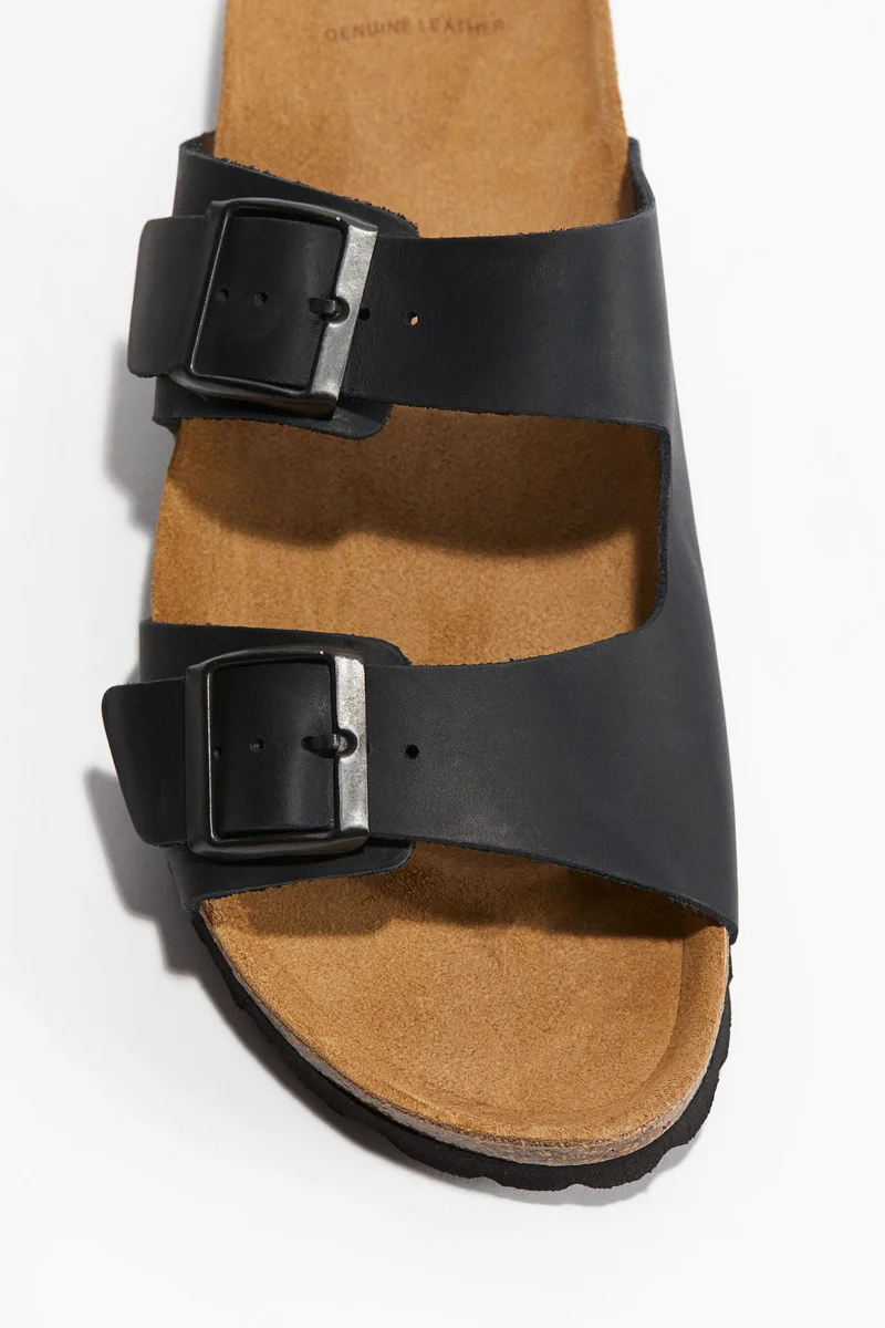 اتش اند ام Leather sandals