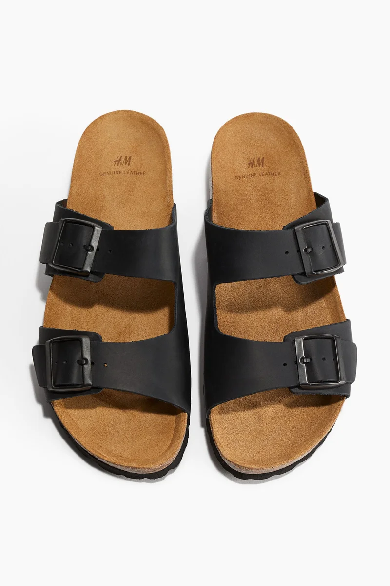 اتش اند ام Leather sandals