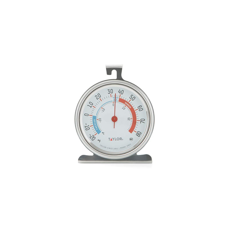Taylor Taylor Precision Products Classic Series Large Dial Thermometer FreezerRefrigerator  Set of 2 