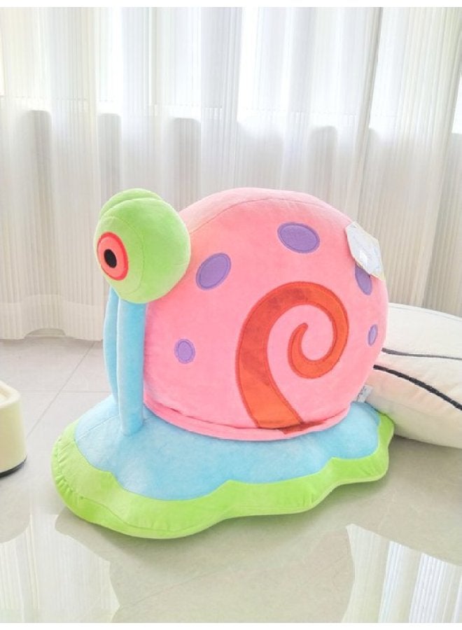 Genuine Spongebob Paida Star Doll Plush Toy Squidward Brother Squidward Crab Boss Small Worm Pendant Grasp Doll Play-Colour:37cm Small Snail-High:Genuine Authorization - Image 1