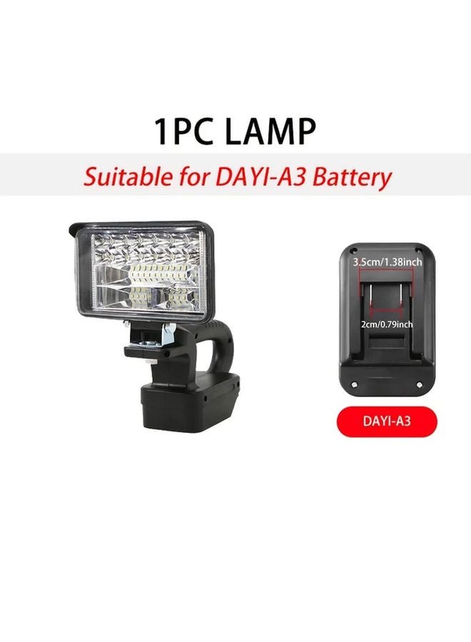 Portable Construction Site Light Compatible With Makita Dayi Dongcheng Batteries Suitable For Dayi A3 - Image 1