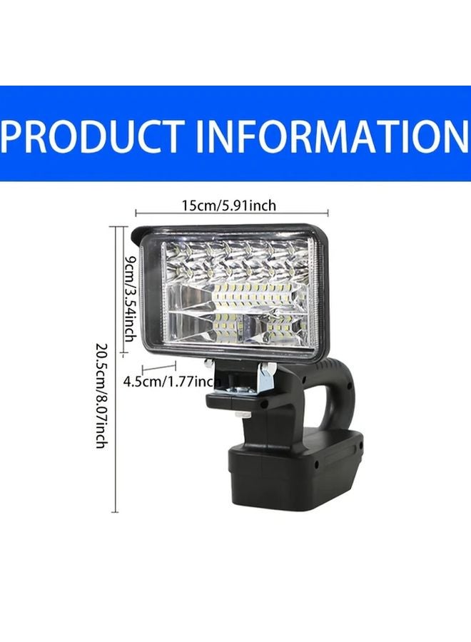 Portable Construction Site Light Compatible With Makita Dayi Dongcheng Batteries Suitable For Dayi A3 - Image 4