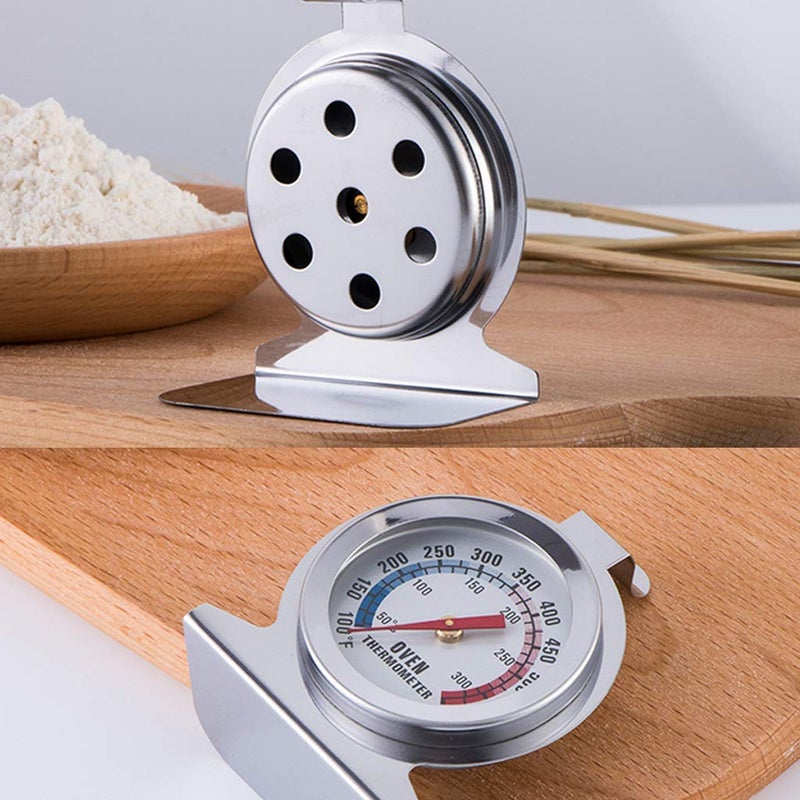 BAKING SET Oven Thermometer With Instant Read,2-Inch Stainless Steel Grill Thermometer(Pack of 1) - Image 3