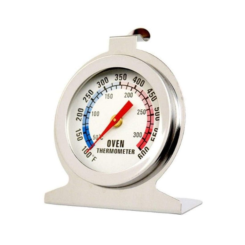 BAKING SET Oven Thermometer With Instant Read,2-Inch Stainless Steel Grill Thermometer(Pack of 1) - Image 1