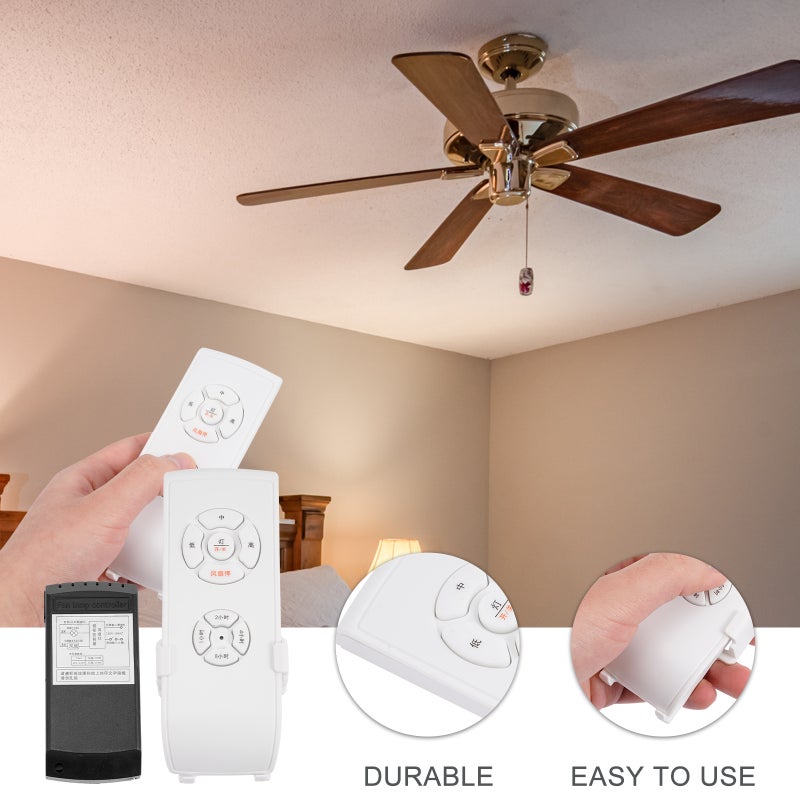 2 Sets Fan Remote Control Lamp Remote Replacement - Image 4