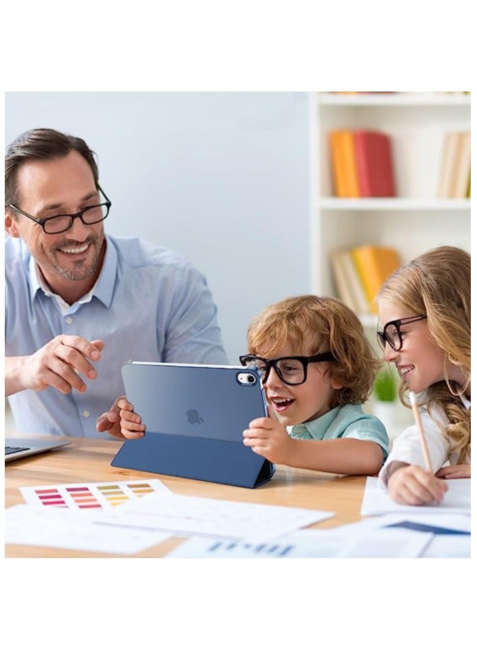 Procases iPad 10th Generation Case 2022 iPad 10.9 Inch Case, iPad 10 Case Slim Stand Hard Shell Back Protective Smart Cover for 10.9” iPad 10th Gen 2022 Release A2696 A2757 A2777 -Navy - Image 2