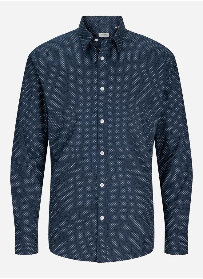 JJ Rebel by Jack & Jones All Over Print Long Sleeves Shirt 