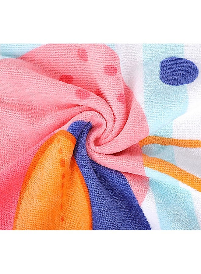 illikkuyax Flamingo Hooded Baby Towels Kids Beach Towels Wrap Toddler Poncho for Age 0 to 6 Pool Swim Cover up, 25.59 x 47.24 inch - Image 5
