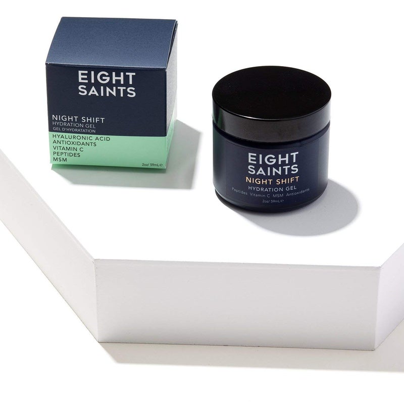 Eight Saints Night Shift Anti-Aging Gel Face Moisturizer, Natural and Organic Anti Wrinkle Night Cream Gel For Face To Reduce Fine Lines and Wrinkles, 2 Ounces - Image 2