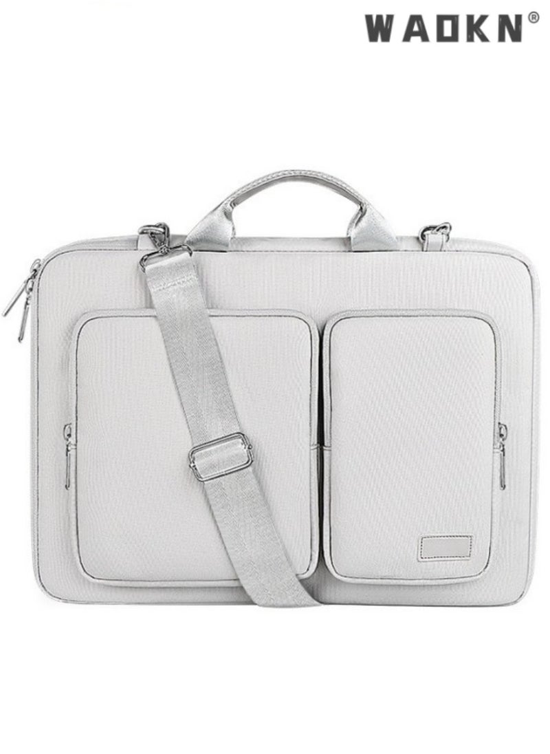 WAOKN Unisex Simple Laptop Bag Student Commuter Shoulder Bag, Suitable for Work School Handbag Travel Business Office Briefcase  - Image 1