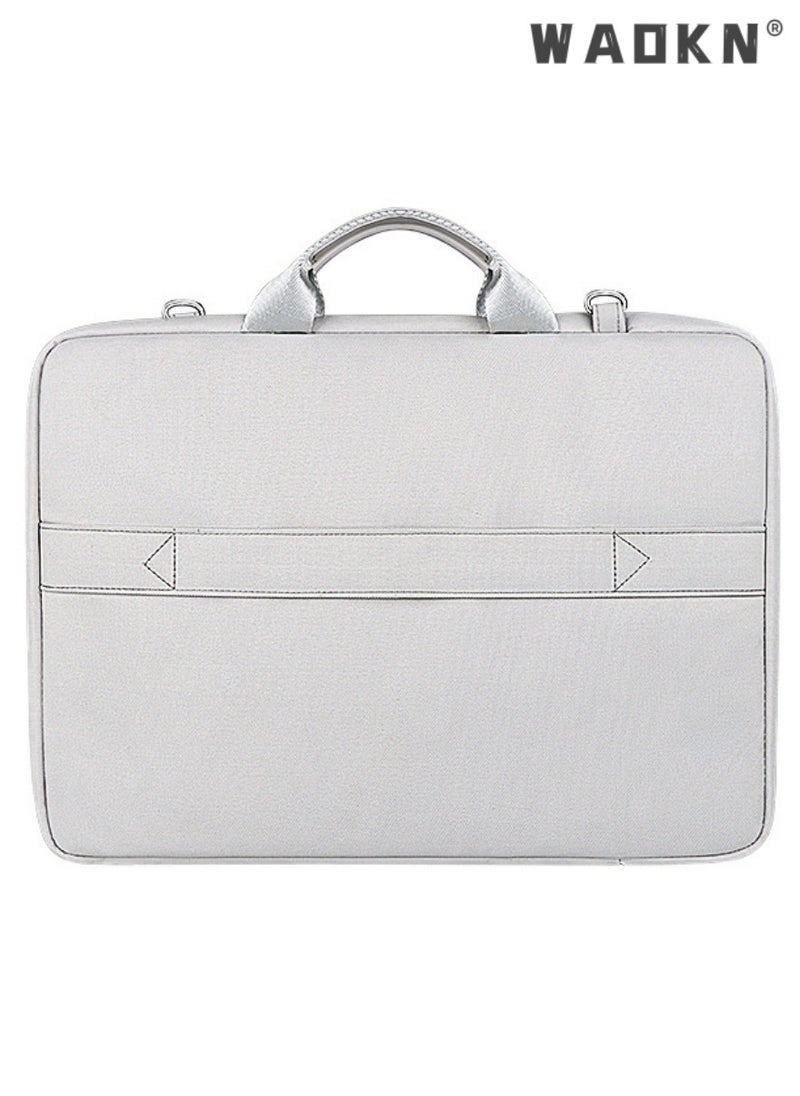 WAOKN Unisex Simple Laptop Bag Student Commuter Shoulder Bag, Suitable for Work School Handbag Travel Business Office Briefcase  - Image 4