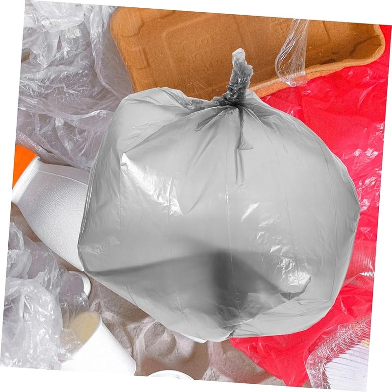 Heavy Duty Dark Grey Trash Bags 50x45cm 5 Rolls For Kitchen Bathroom Home Use - Image 5