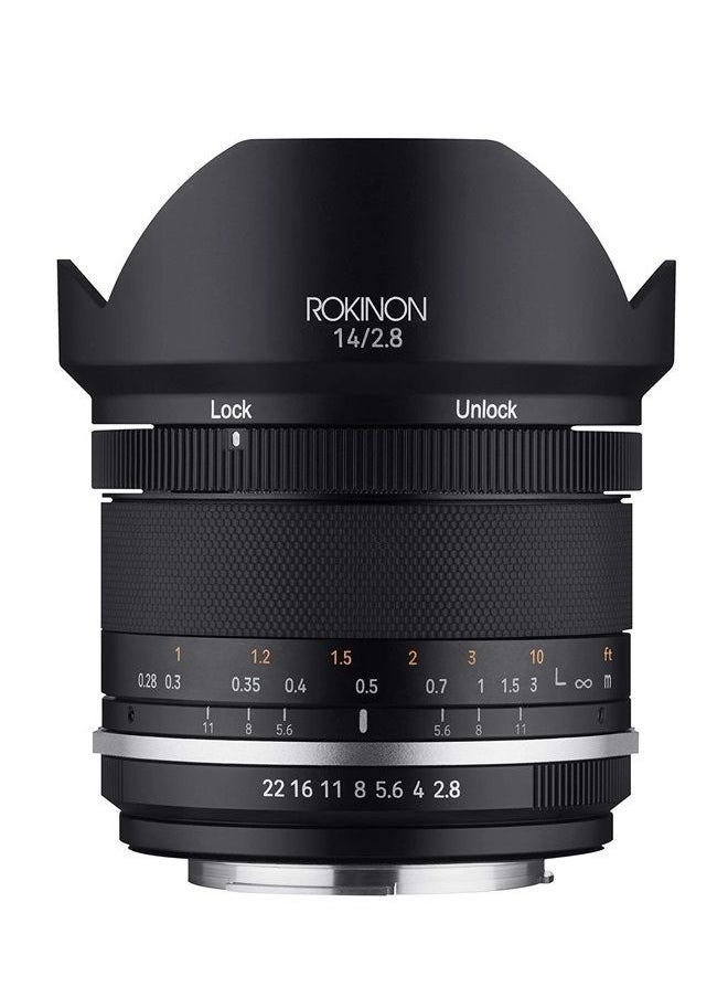 Rokinon Series II 14mm F2.8 Weather Sealed Ultra Wide Angle Lens for Nikon with Built-in AE Chip (SE14AE-N) 