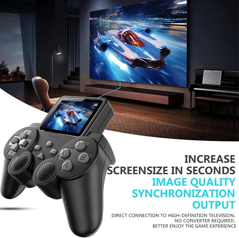 Cubonic PlayTor S10 Portable Retro Gaming Console with 520 Built-in Classic Games | Compact Handheld Design with HD Screen | Plug & Play Gamepad for Kids & Adults – Travel Friendly - Image 2