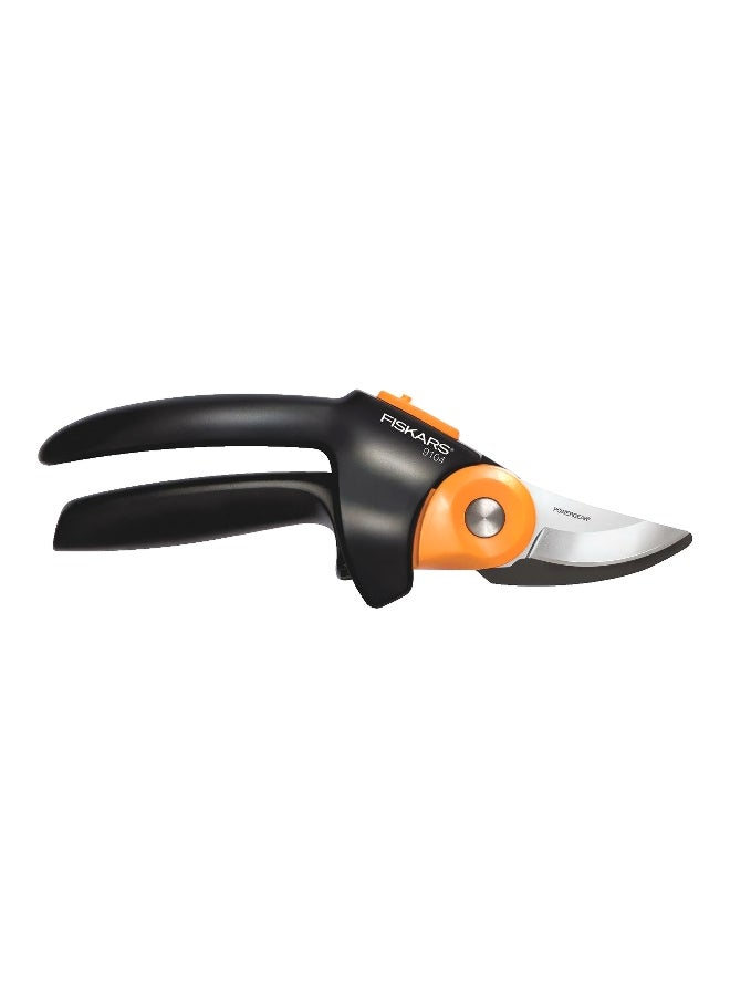 Fiskars Sharp Blade Non-Slip Grip Power Gear-2 Bypass Pruner Multicolor 29.21 x 4.318 x 11.68 cm 391041-1001 - Image 1