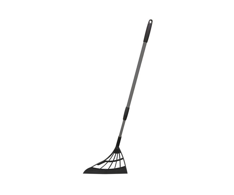 Broombi Original Broombi - All-Surface Silicone Broom, Squeegee, Pet Hair Remover - Smart Broom for Indoor Cleaning - Cleans Glass, Fine Dust, Hair, Liquids - for Smooth Floors, Rugs, Windows (Black) - Image 1