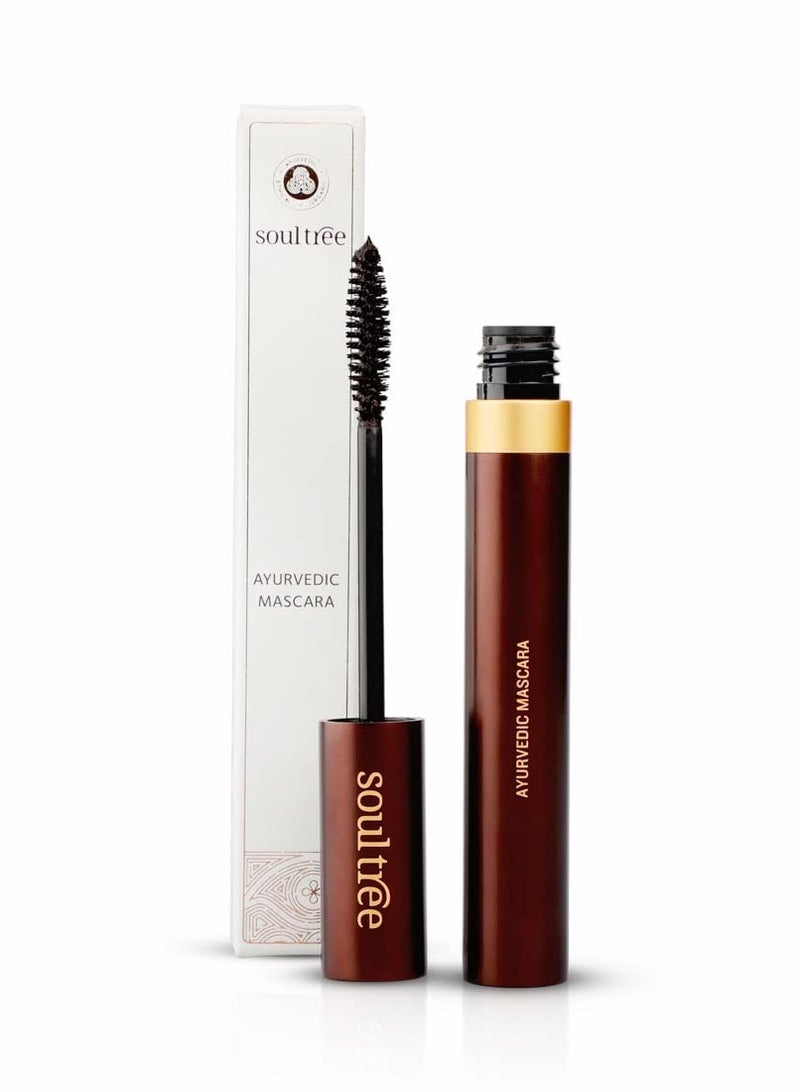 SoulTree Ayurvedic Mascara Black Ayurvedic formulation 6gm - Image 1