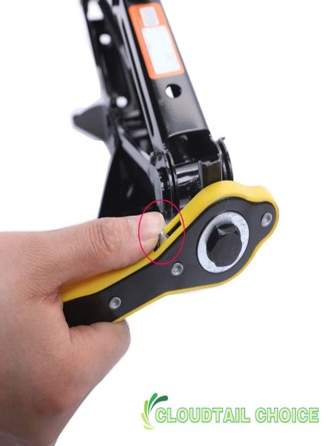 CLOUDTAIL CHOICE Car Scissor Jack Labor-Saving Adjustable Wrench Universal Garage Tire Wheel Lug Handle Tool 2 Pcs Labor-Saving Wrench (Ratchet Head) (2) - Image 2