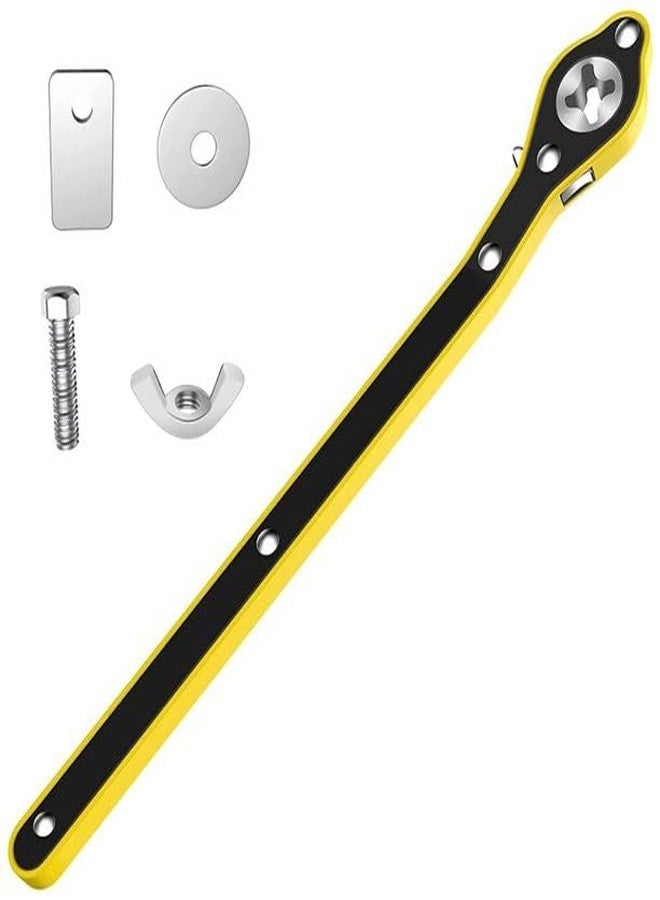 CLOUDTAIL CHOICE Car Scissor Jack Labor-Saving Adjustable Wrench Universal Garage Tire Wheel Lug Handle Tool 2 Pcs Labor-Saving Wrench (Ratchet Head) (2) - Image 1