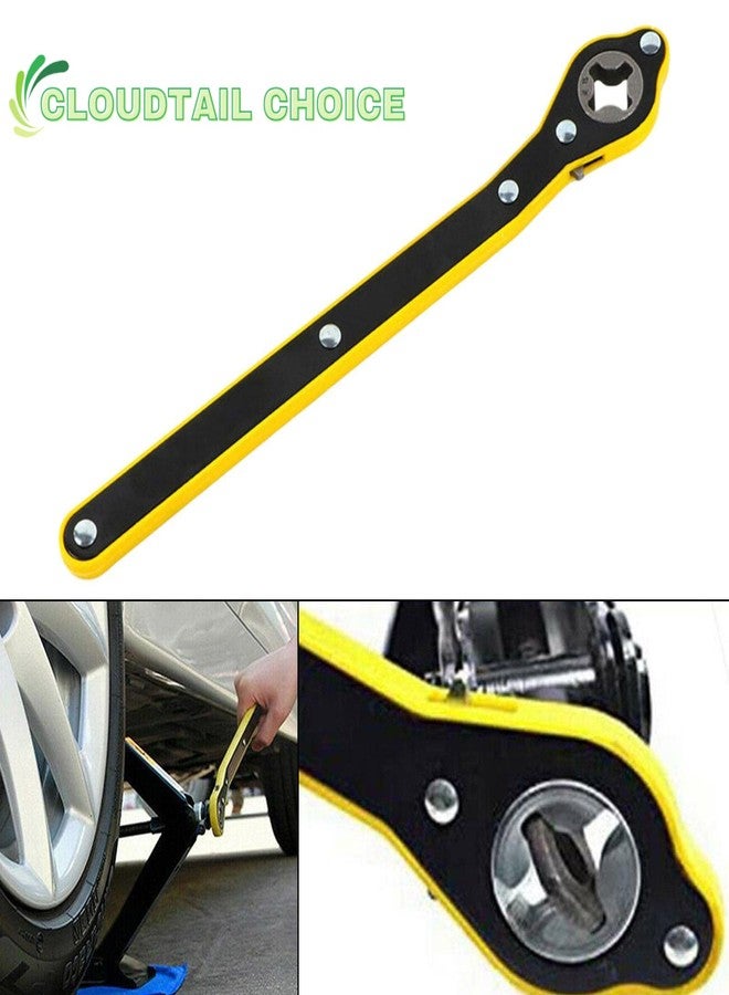 CLOUDTAIL CHOICE Car Scissor Jack Labor-Saving Adjustable Wrench Universal Garage Tire Wheel Lug Handle Tool 2 Pcs Labor-Saving Wrench (Ratchet Head) (2) - Image 5