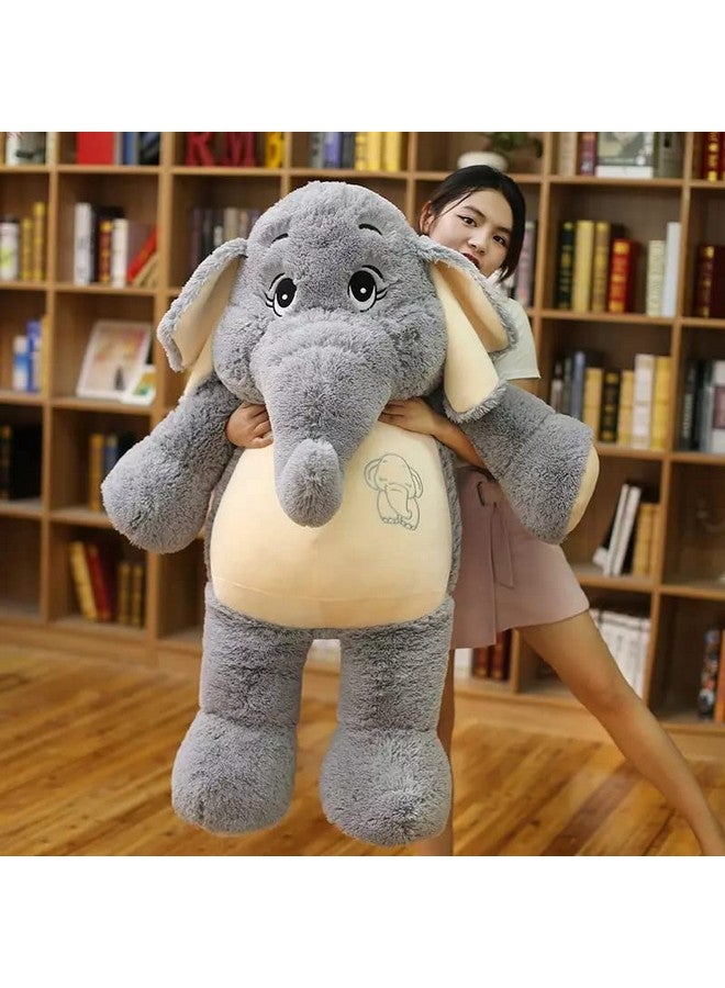 AVSHUB Elephant Toys Long Plush/Soft/Cute Toy for Girls and Kids, Super-Soft, Safe Great Birthday Gift Soft Toy Cute Kids Animal Home Decor Toys (Grey) (Size 30 cm) - Image 2