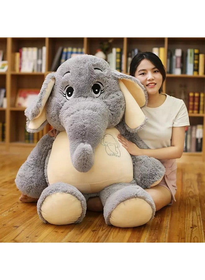 AVSHUB Elephant Toys Long Plush/Soft/Cute Toy for Girls and Kids, Super-Soft, Safe Great Birthday Gift Soft Toy Cute Kids Animal Home Decor Toys (Grey) (Size 30 cm) - Image 4