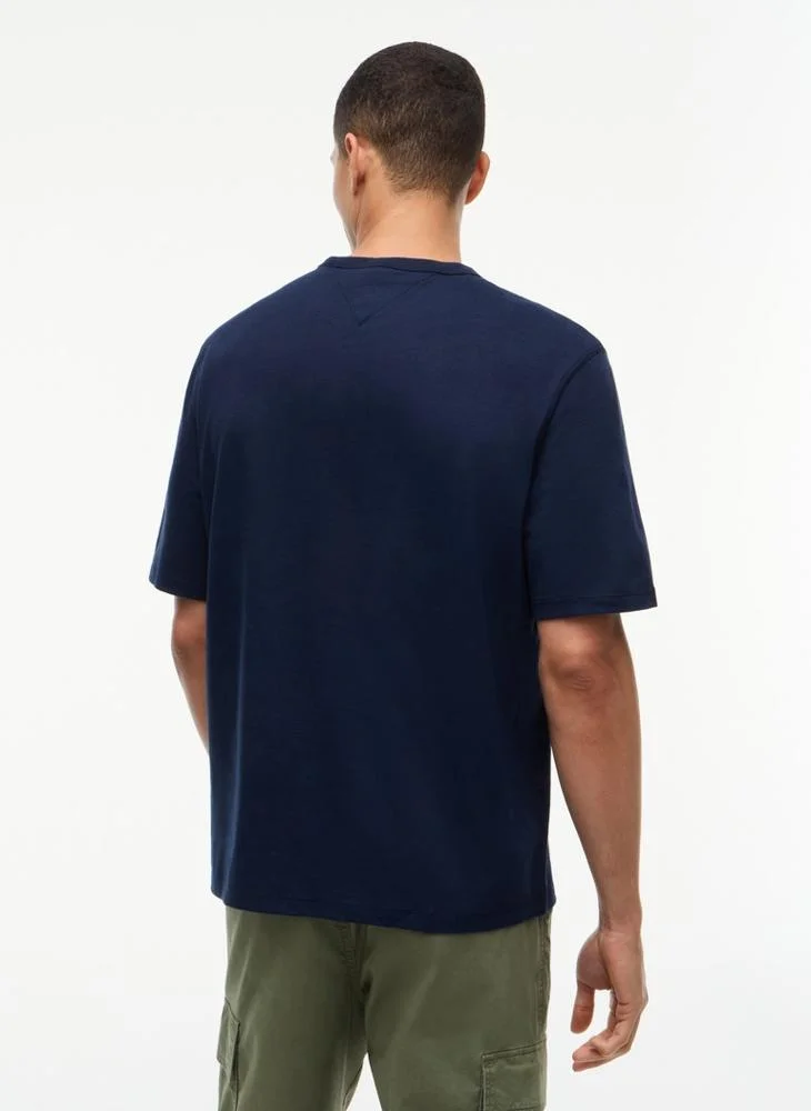 Tommy Jeans  Classic Logo Oversized Jersey T-Shirt for Men | Best Price UAE